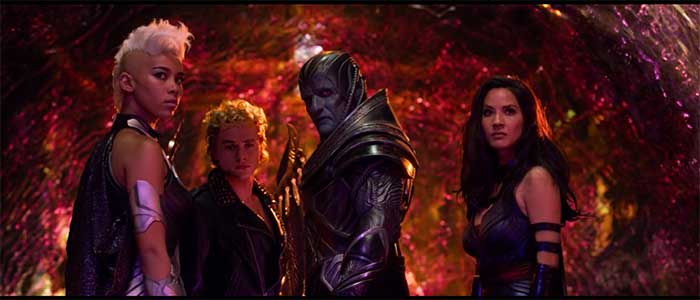 映画「X-MEN:アポカリプス」より 左から3番目オスカー・アイザックが演じる、エン・サバ・ヌール