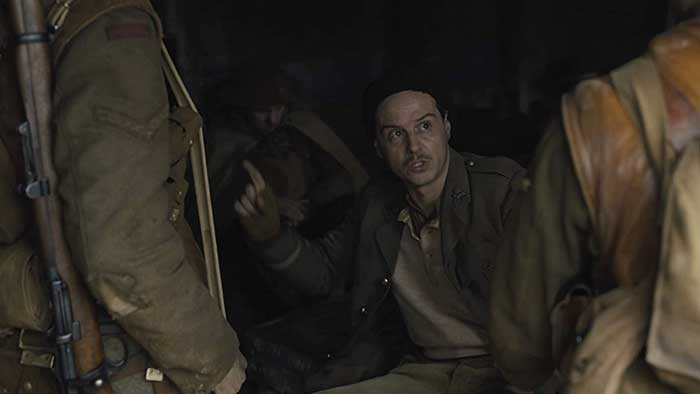 映画『1917 命をかけた伝令』より レスリー中尉を演じる、アンドリュー・スコット