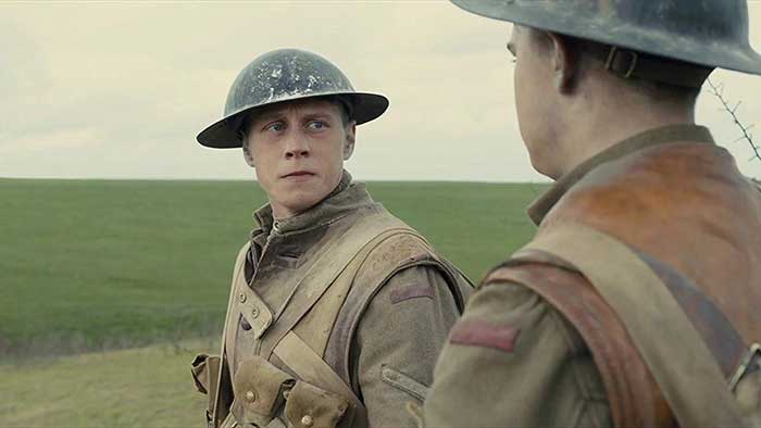映画『1917 命をかけた伝令』より スコフィールド上等兵を演じる、ジョージ・マッケイ
